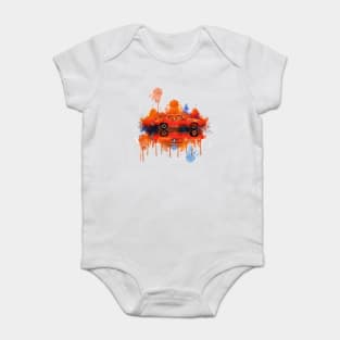 Pontiac GTO Judge Splash orange Baby Bodysuit